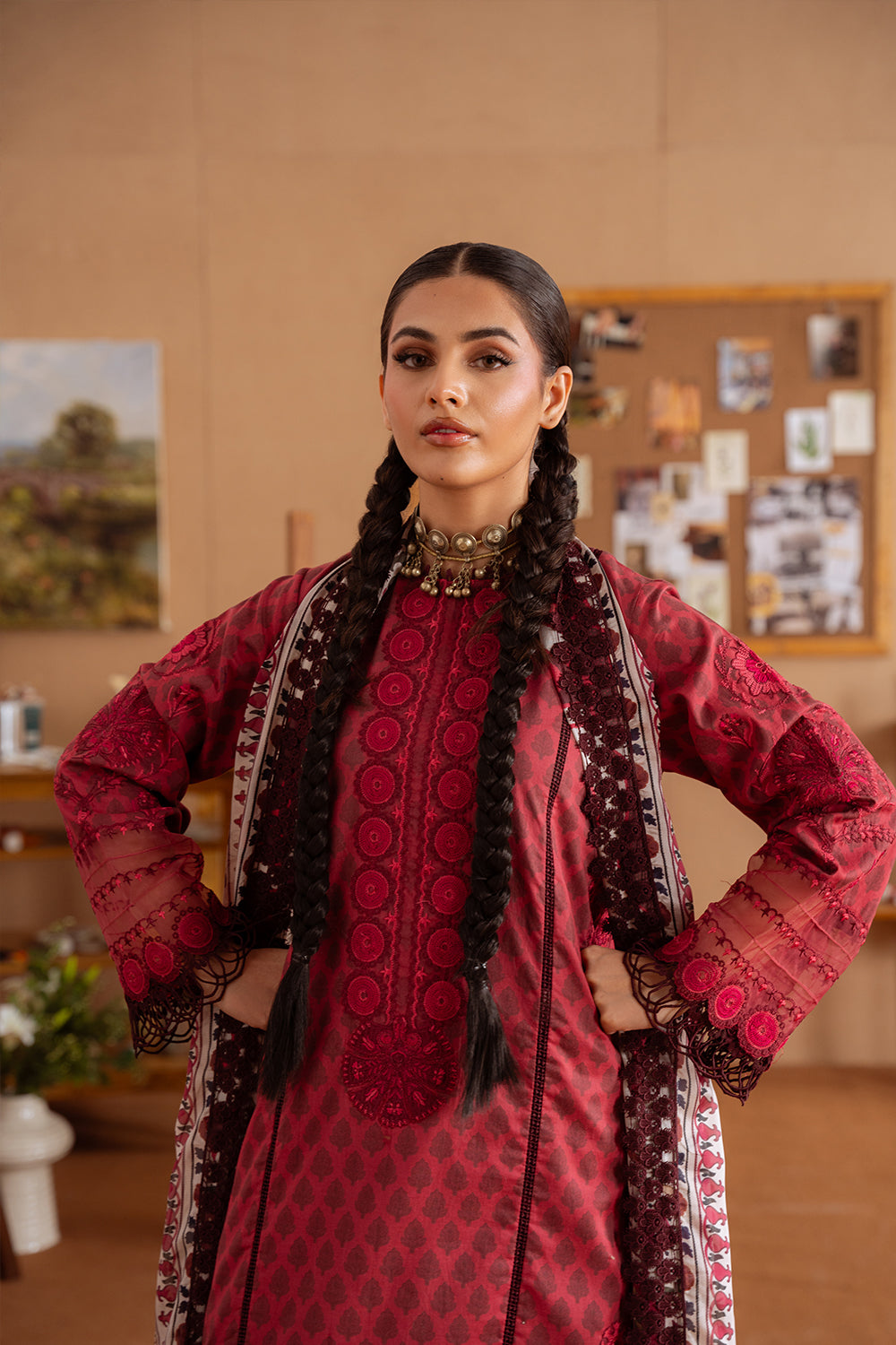 Saira Rizwan | Laanem Summer Lawn 25 | SEREN-A-SRL25-08