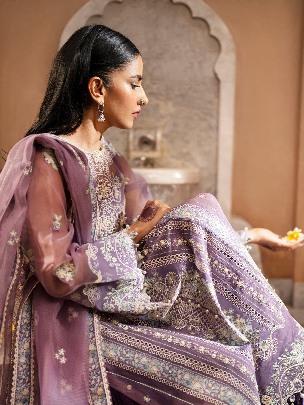 Binilyas | Dilbaro Embroidered Festive Lawn 24 | 406-A