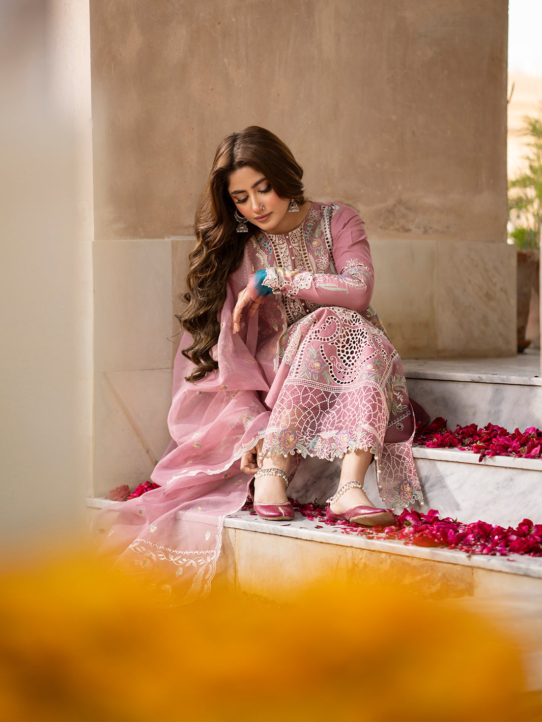 Binilyas | Dilbaro Embroidered Festive Lawn 24 | 407-B