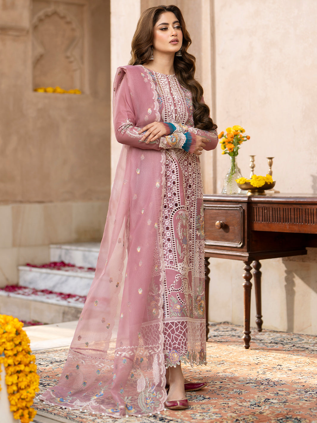 Binilyas | Dilbaro Embroidered Festive Lawn 24 | 407-B