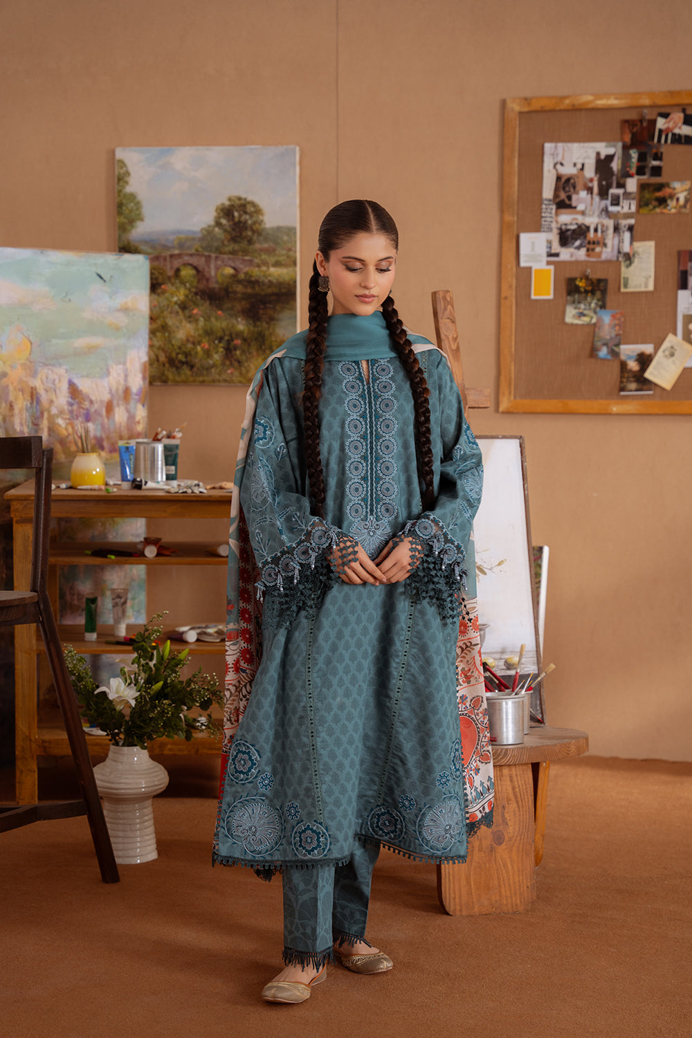 Saira Rizwan | Laanem Summer Lawn 25 | SEREN-B-SRL25-08