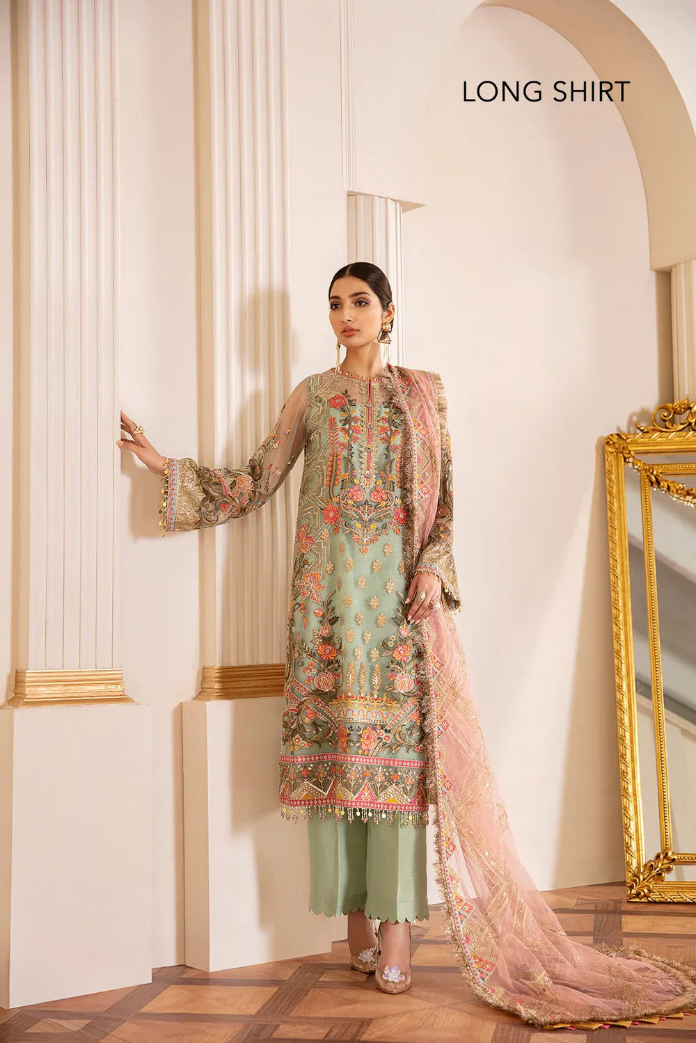 Baroque | Chantelle Chiffon CollectionÃÂ¢ÃÂÃÂ21 | Capri Sea - Official Baroque - Agha Fabrics UK