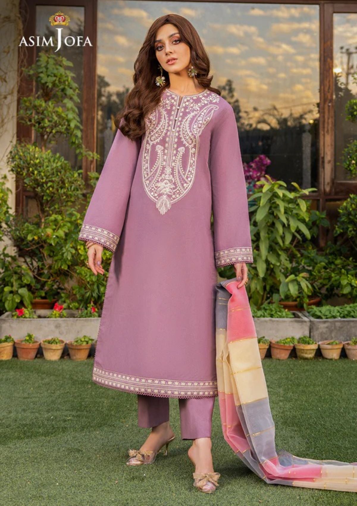 Lawn Collection - Asim Jofa - Festive - AJPE#37 - Official Asim Jofa - Agha Fabrics UK