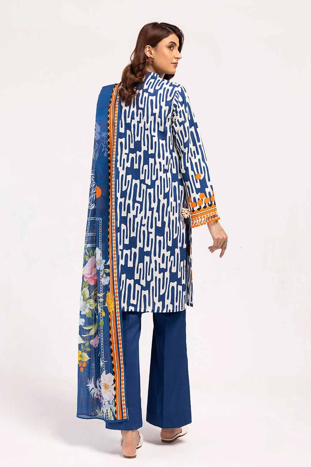 Gul Ahmed | Winter Collection 24 | Cotton Net Dupatta CD-42003 - Official Gul Ahmed - Agha Fabrics UK