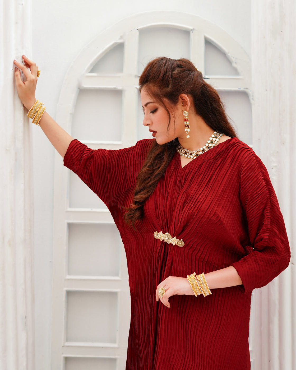 Zar | Formals Wear | Maroon - Official Zar - Agha Fabrics UK