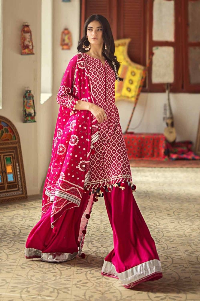 Gul Ahmed | Chunri Collection | CL-42008 B - Official Gul Ahmed - Agha Fabrics UK