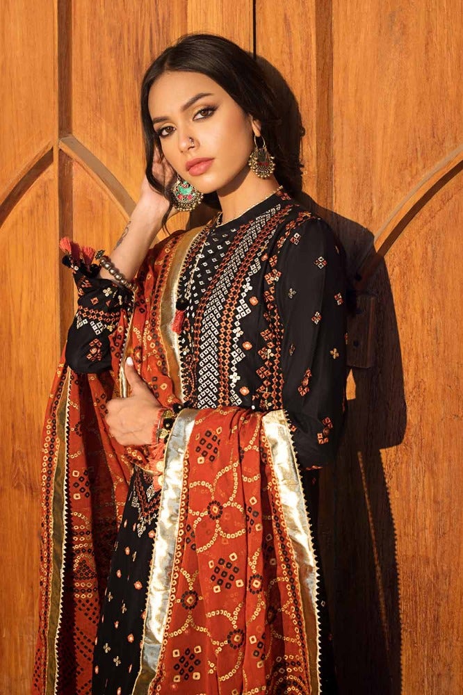 Gul Ahmed | Chunri Collection | BM-42011 - Official Gul Ahmed - Agha Fabrics UK