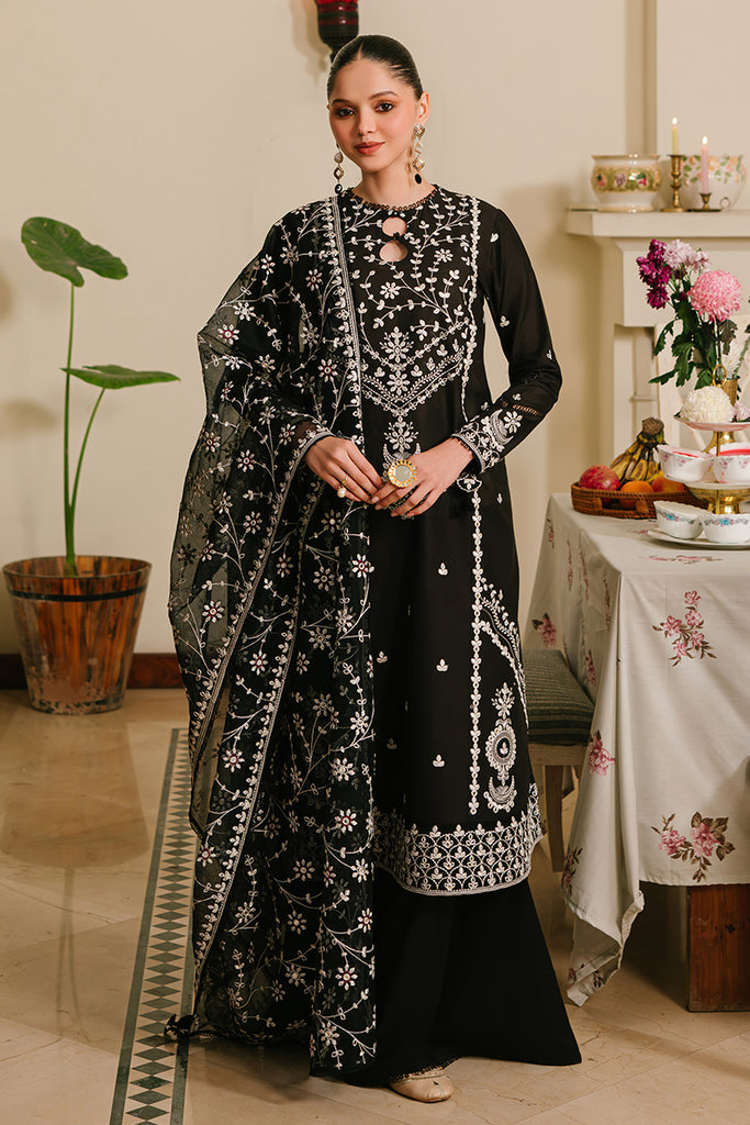Cross Stitch | Eid Lawn 24 | NOIR ORNATE - Official Cross Stitch - Agha Fabrics UK
