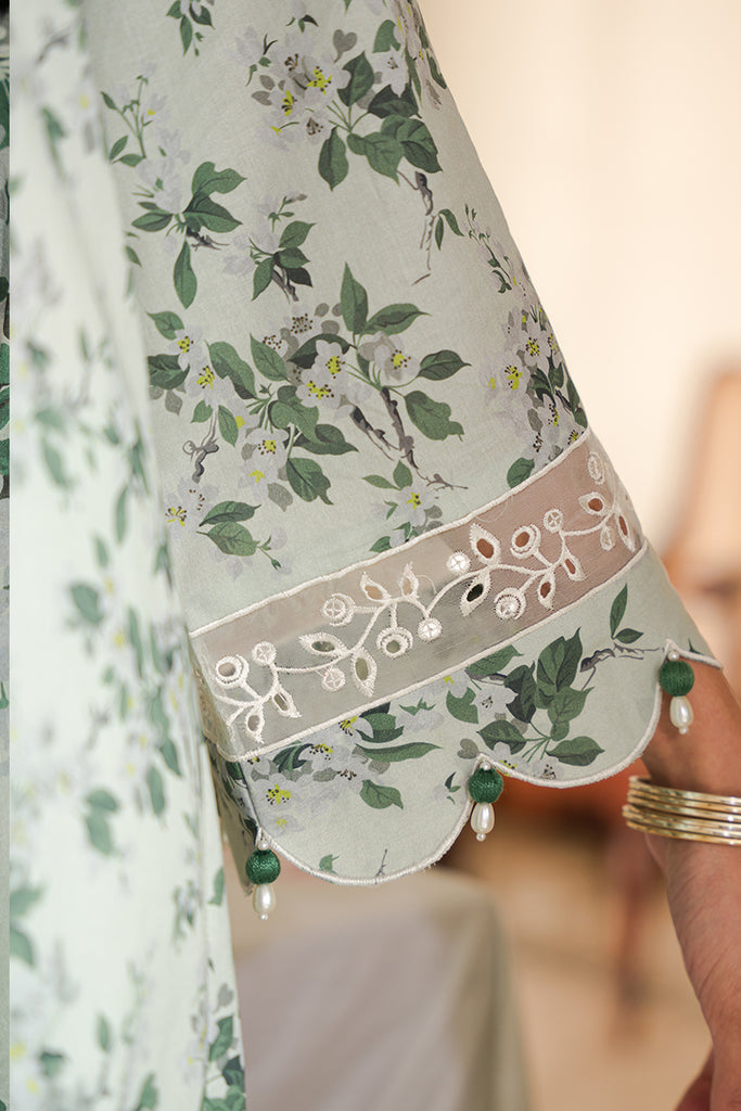 Cross Stitch | Eid Lawn 24 | SAGE SILT - Official Cross Stitch - Agha Fabrics UK