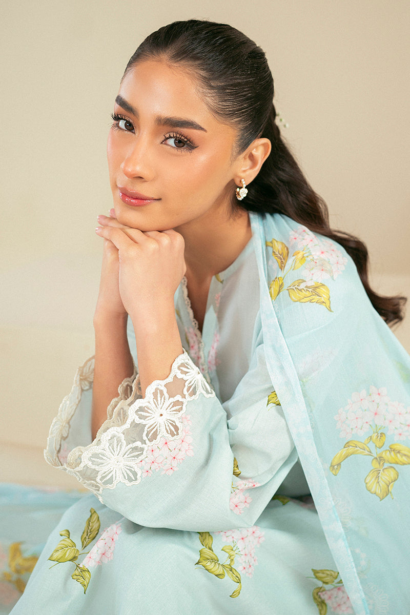 Cross Stitch | Daily Lawn 24 | DIM GRAY-3 PIECE LAWN SUIT - Official Cross Stitch - Agha Fabrics UK