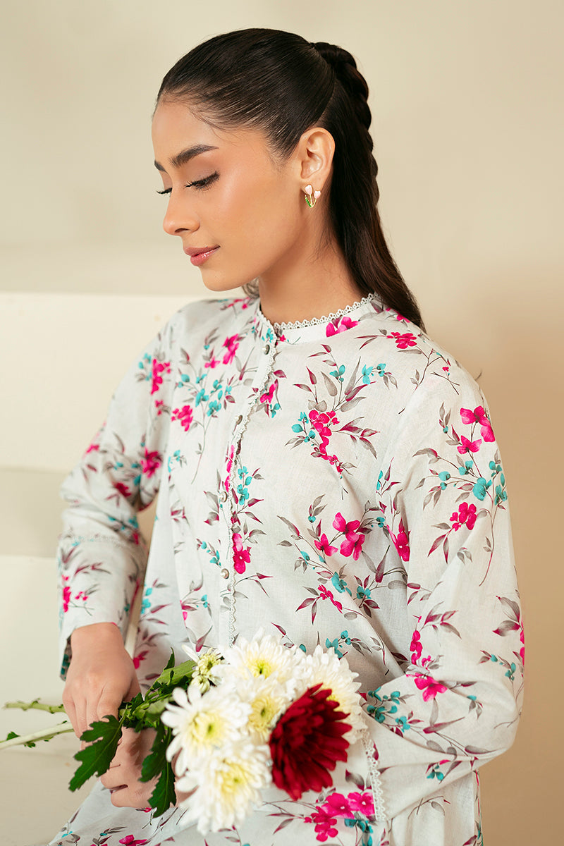 Cross Stitch | Daily Lawn 24 | FOGGY DEW-2 PIECE LAWN SUIT - Official Cross Stitch - Agha Fabrics UK