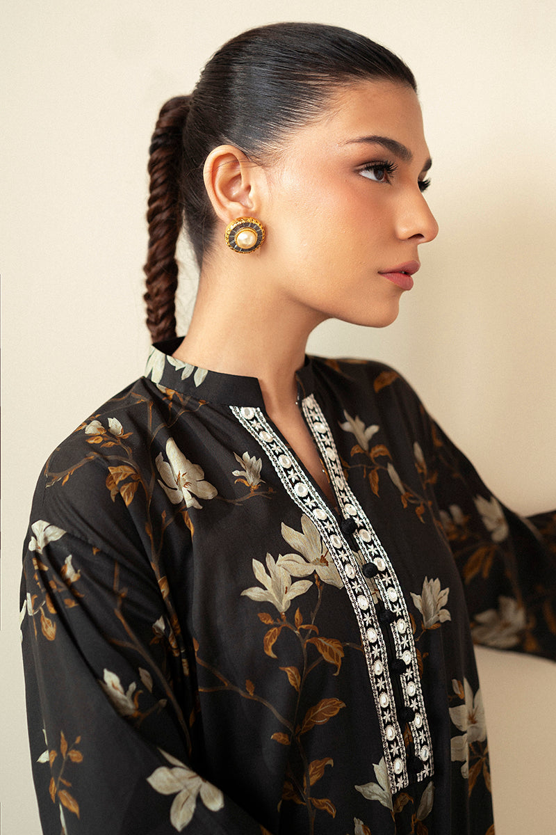 Cross Stitch | Daily Lawn 24 | RAVEN SERENITY-2 PIECE LAWN SUIT - Official Cross Stitch - Agha Fabrics UK