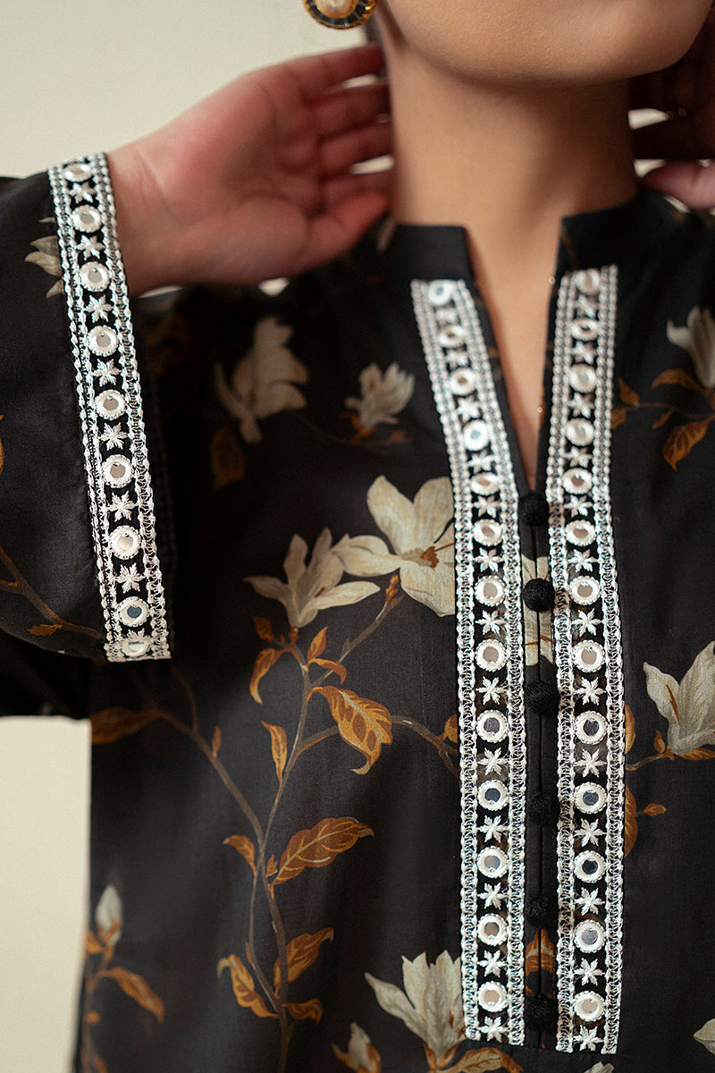 Cross Stitch | Daily Lawn 24 | RAVEN SERENITY-2 PIECE LAWN SUIT - Official Cross Stitch - Agha Fabrics UK