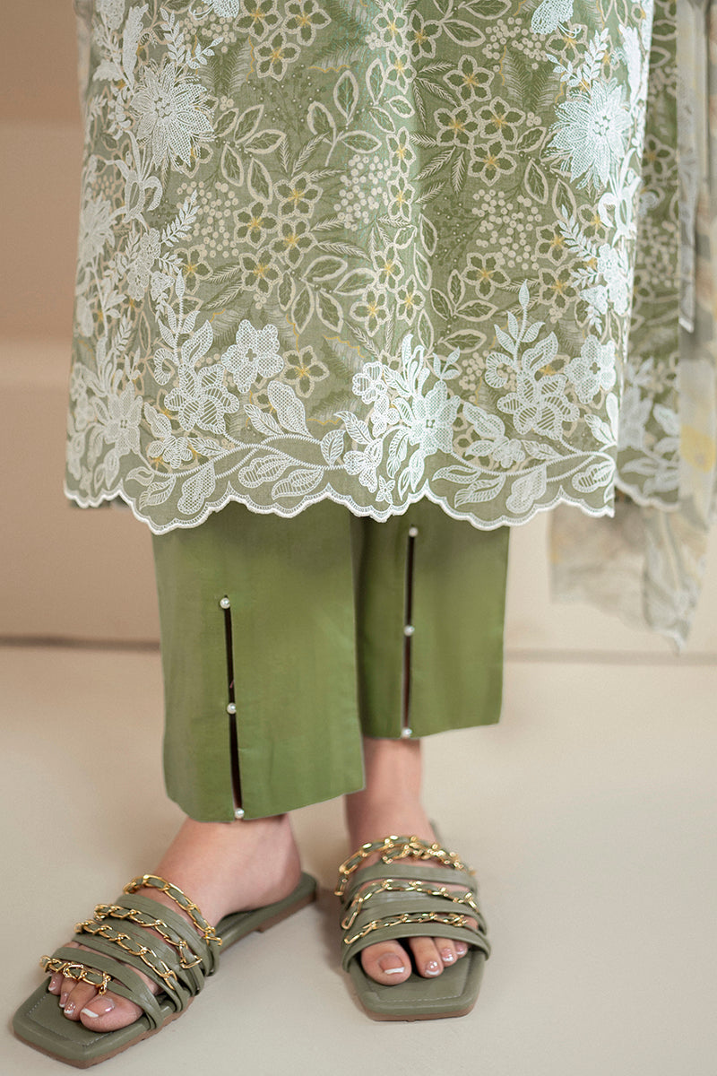 Cross Stitch | Daily Lawn 24 | SAGE BREEZE-3 PIECE LAWN SUIT - Official Cross Stitch - Agha Fabrics UK
