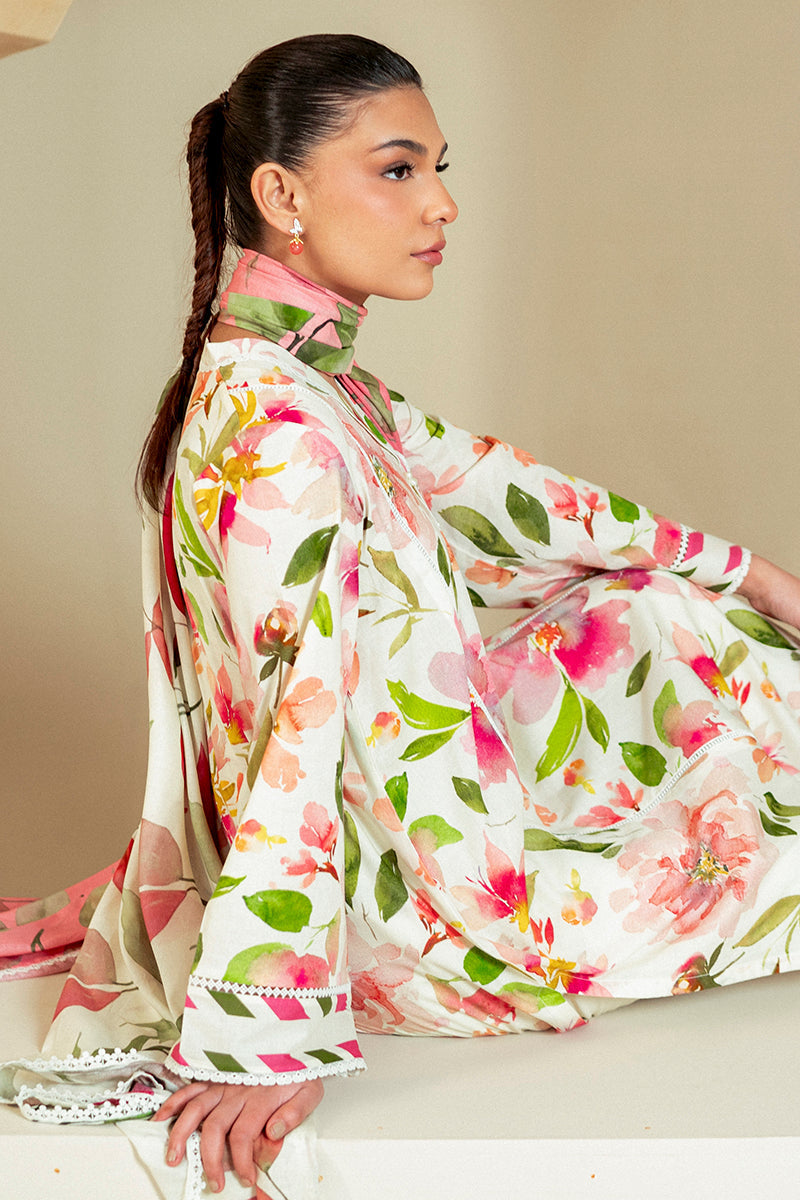 Cross Stitch | Daily Lawn 24 | HAZEL WILLOW-3 PIECE LAWN SUIT - Official Cross Stitch - Agha Fabrics UK