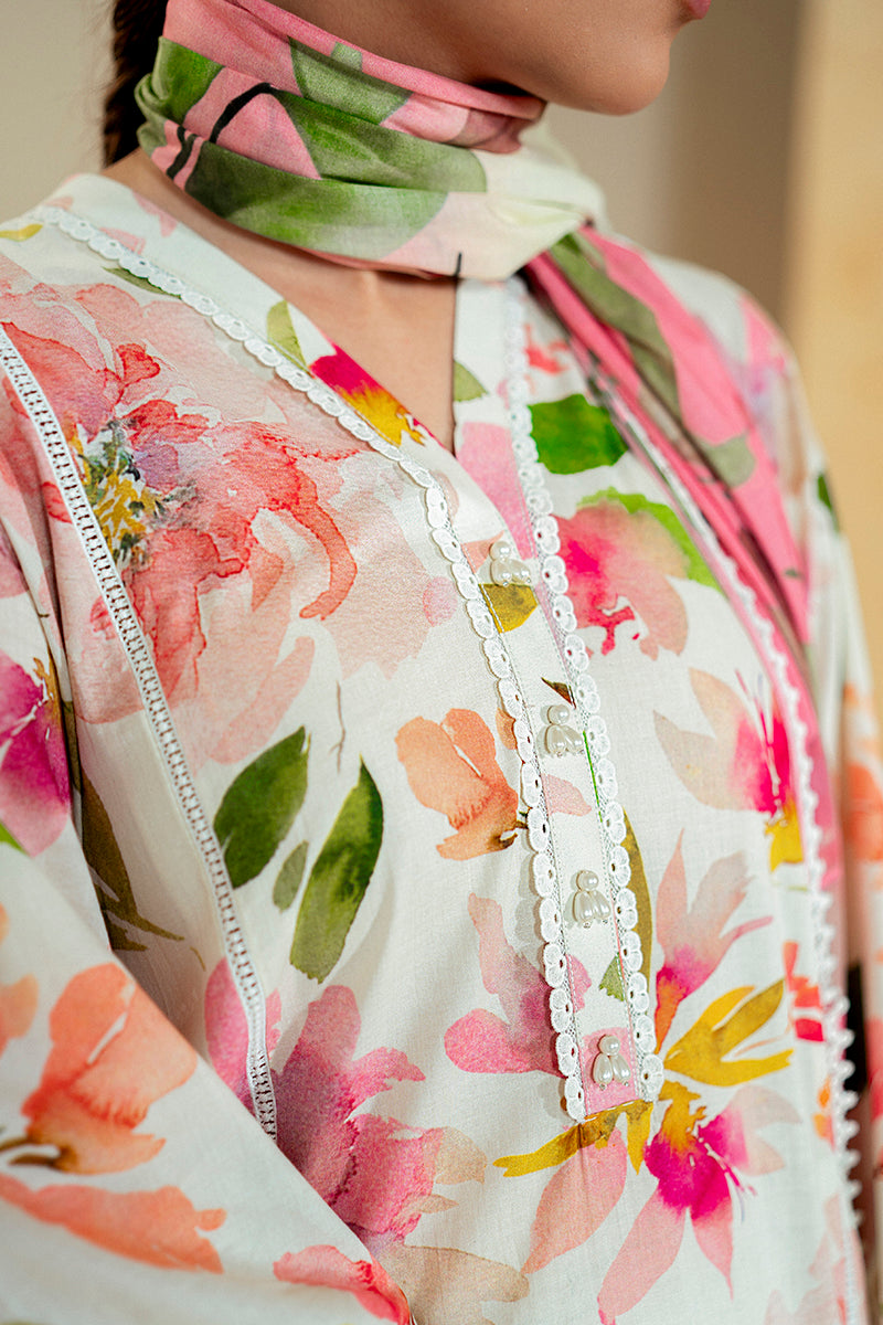 Cross Stitch | Daily Lawn 24 | HAZEL WILLOW-3 PIECE LAWN SUIT - Official Cross Stitch - Agha Fabrics UK