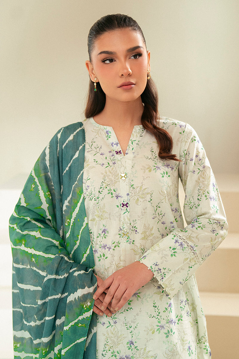 Cross Stitch | Daily Lawn 24 | LAUREL MINT-3 PIECE LAWN SUIT - Official Cross Stitch - Agha Fabrics UK