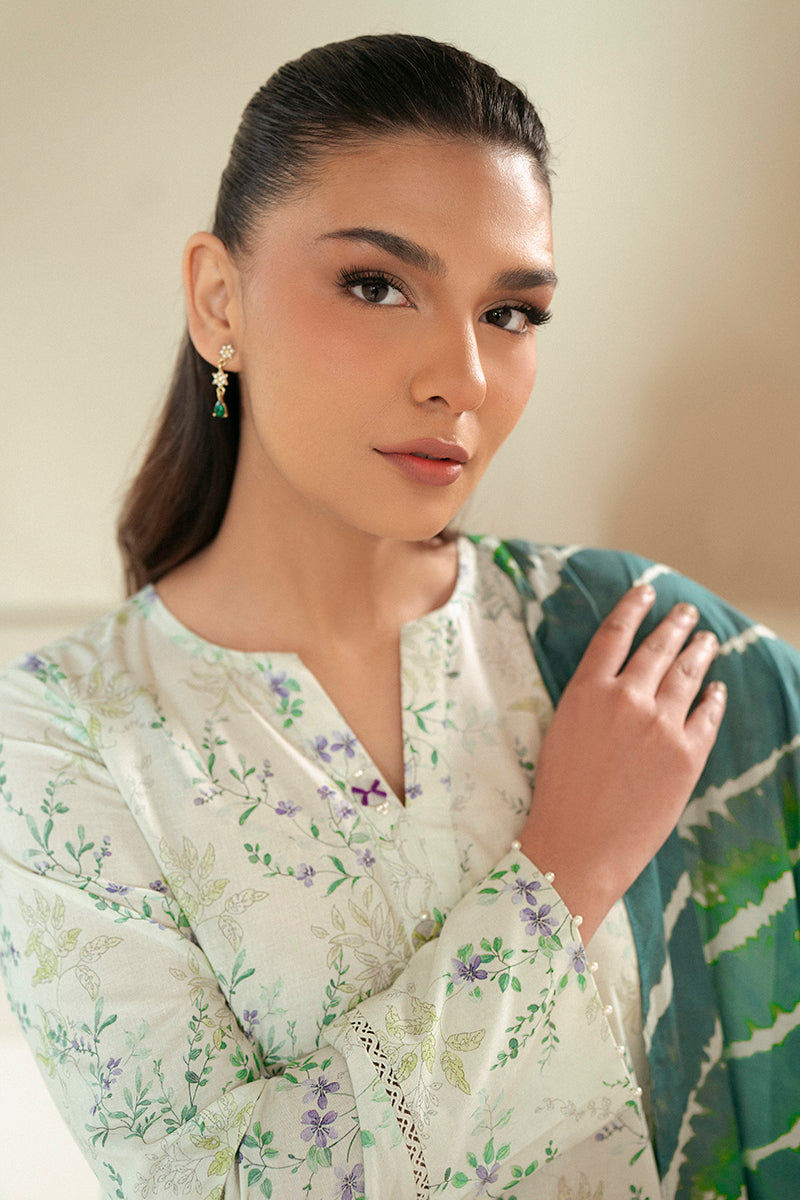 Cross Stitch | Daily Lawn 24 | LAUREL MINT-3 PIECE LAWN SUIT - Official Cross Stitch - Agha Fabrics UK