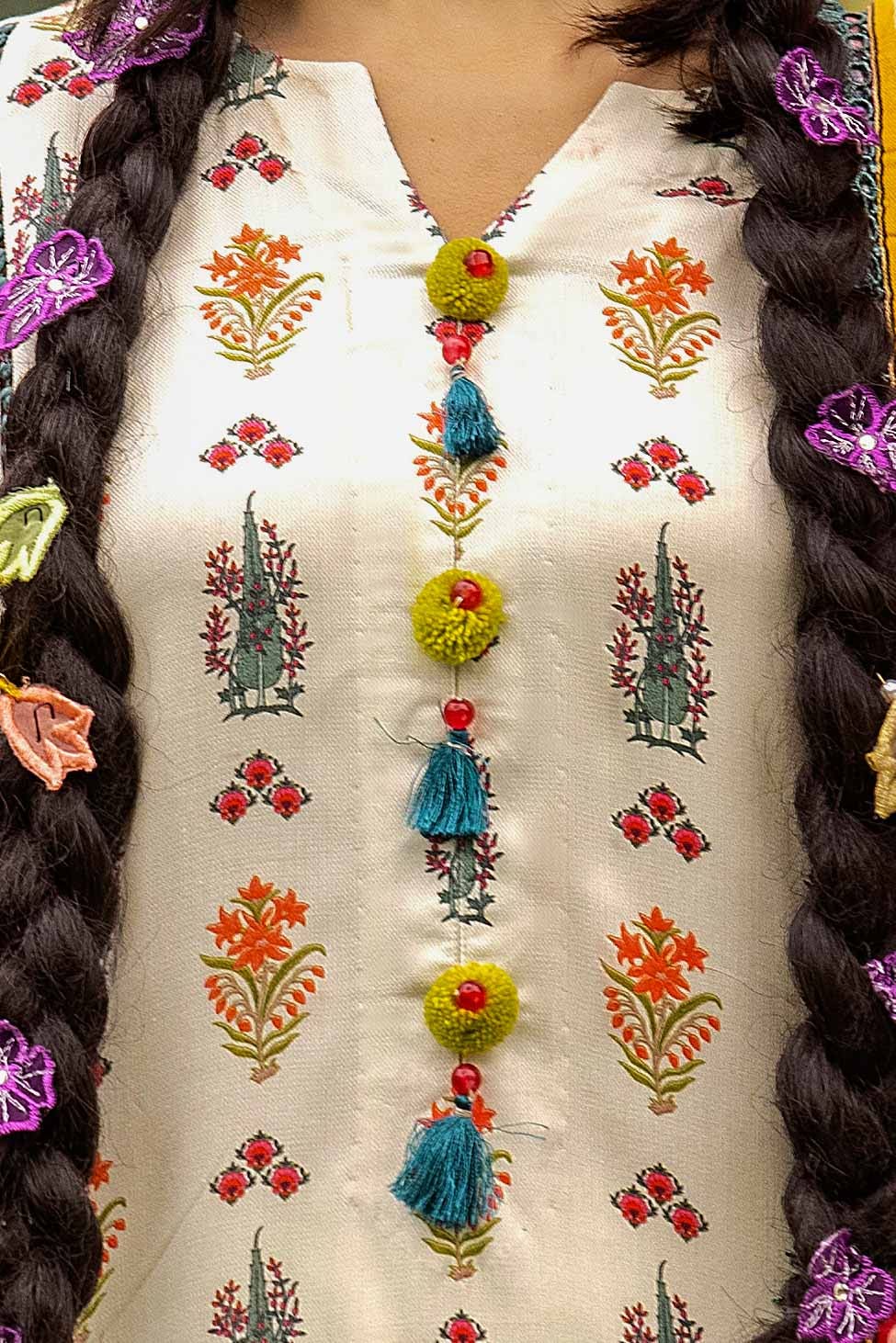 Gul Ahmed | Winter Collection 24 | Cotail Suit CV-42001 - Official Gul Ahmed - Agha Fabrics UK