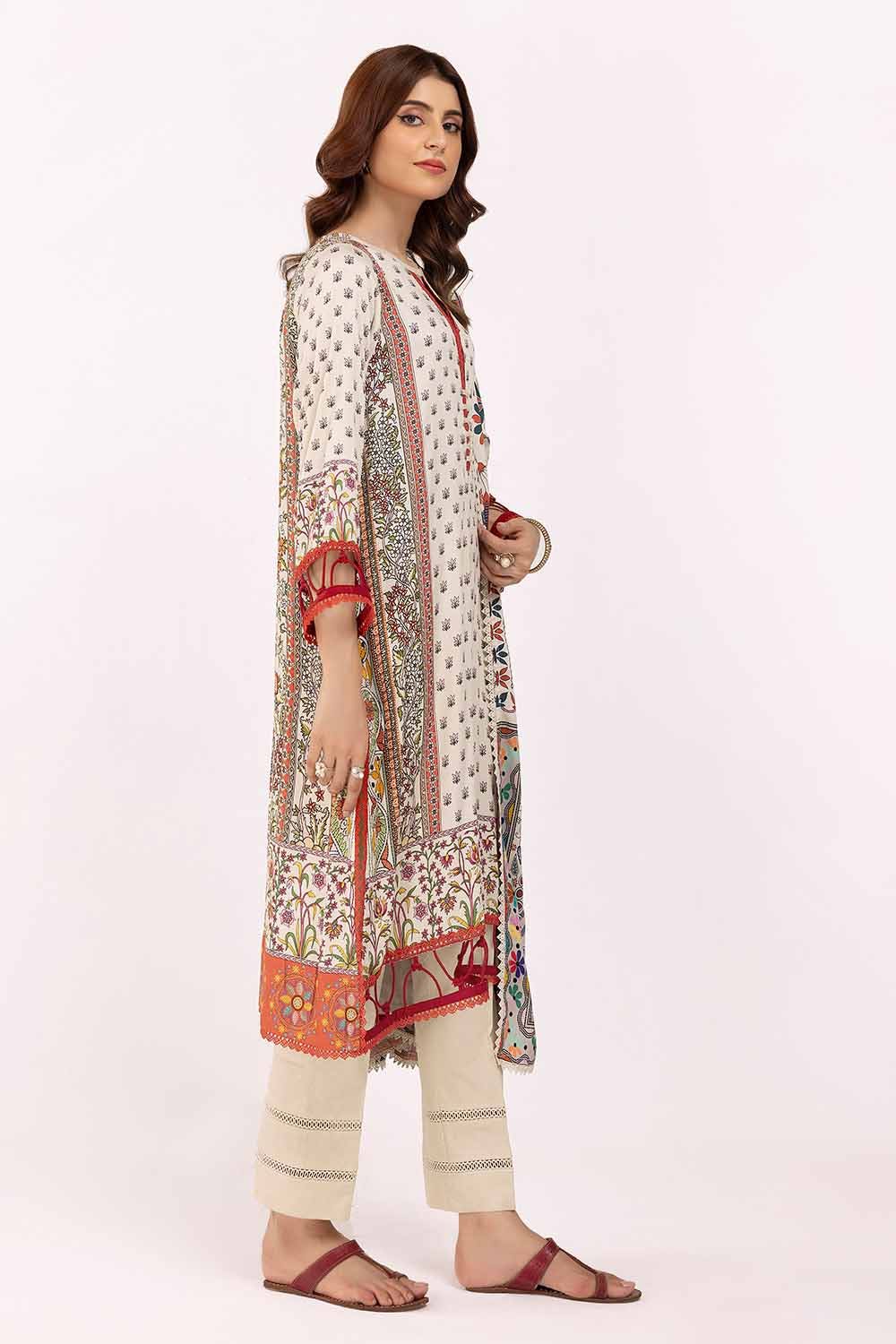 Gul Ahmed | Winter Collection 24 | Cotail Suit CV-42002 - Official Gul Ahmed - Agha Fabrics UK