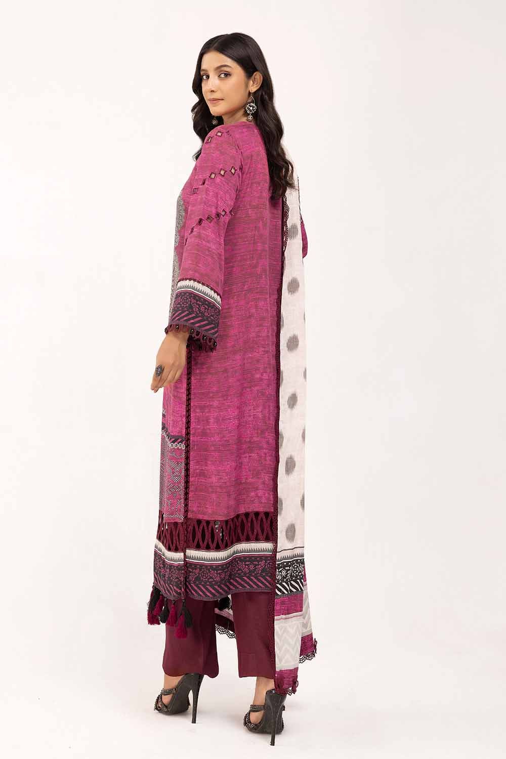 Gul Ahmed | Winter Collection 24 | Cotail Suit CV-42004 - Official Gul Ahmed - Agha Fabrics UK