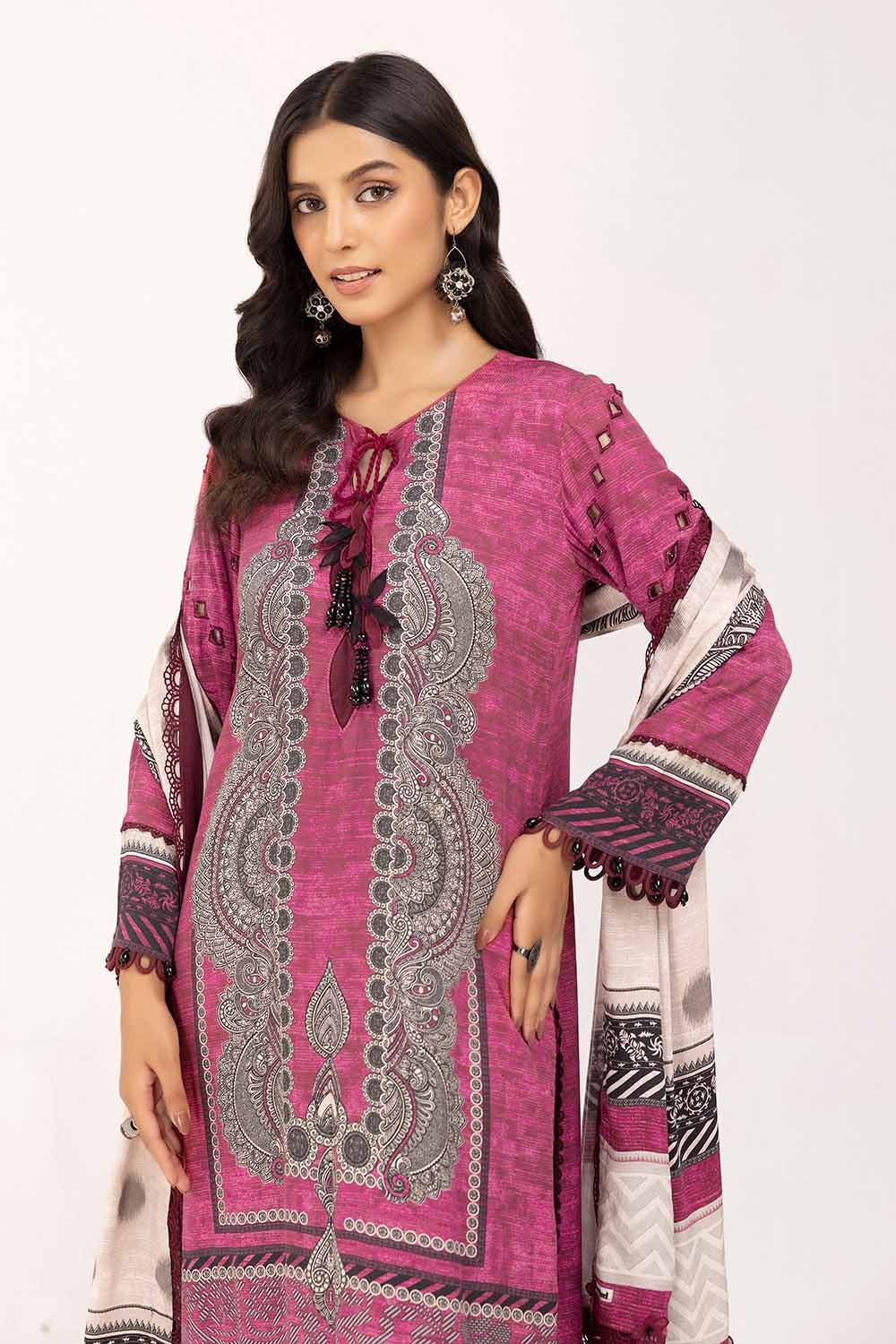Gul Ahmed | Winter Collection 24 | Cotail Suit CV-42004 - Official Gul Ahmed - Agha Fabrics UK