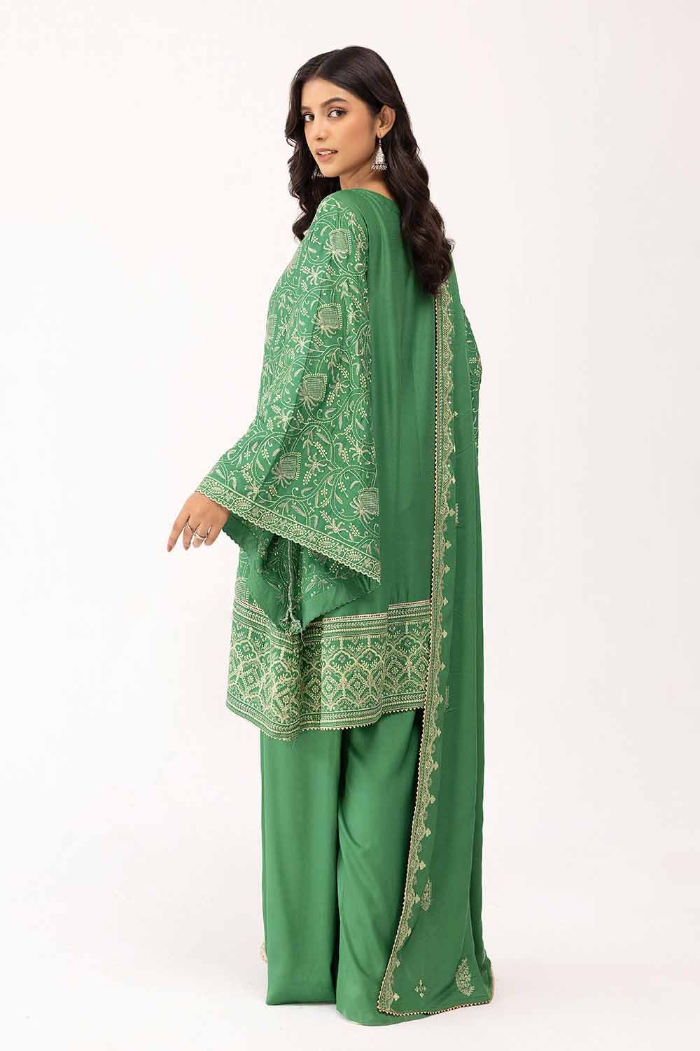 Gul Ahmed | Winter Collection 24 | Cotail Dupatta CV-42007 - Official Gul Ahmed - Agha Fabrics UK