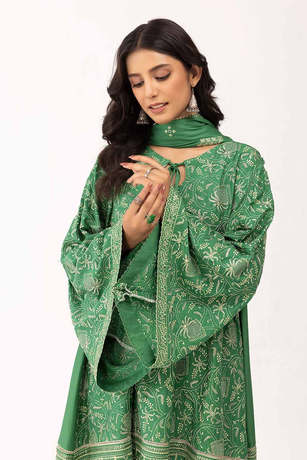 Gul Ahmed | Winter Collection 24 | Cotail Dupatta CV-42007 - Official Gul Ahmed - Agha Fabrics UK