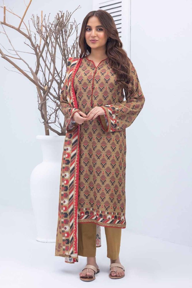 Gul Ahmed | Winter Collection 24 | Suit WNS-32176 B - Official Gul Ahmed - Agha Fabrics UK