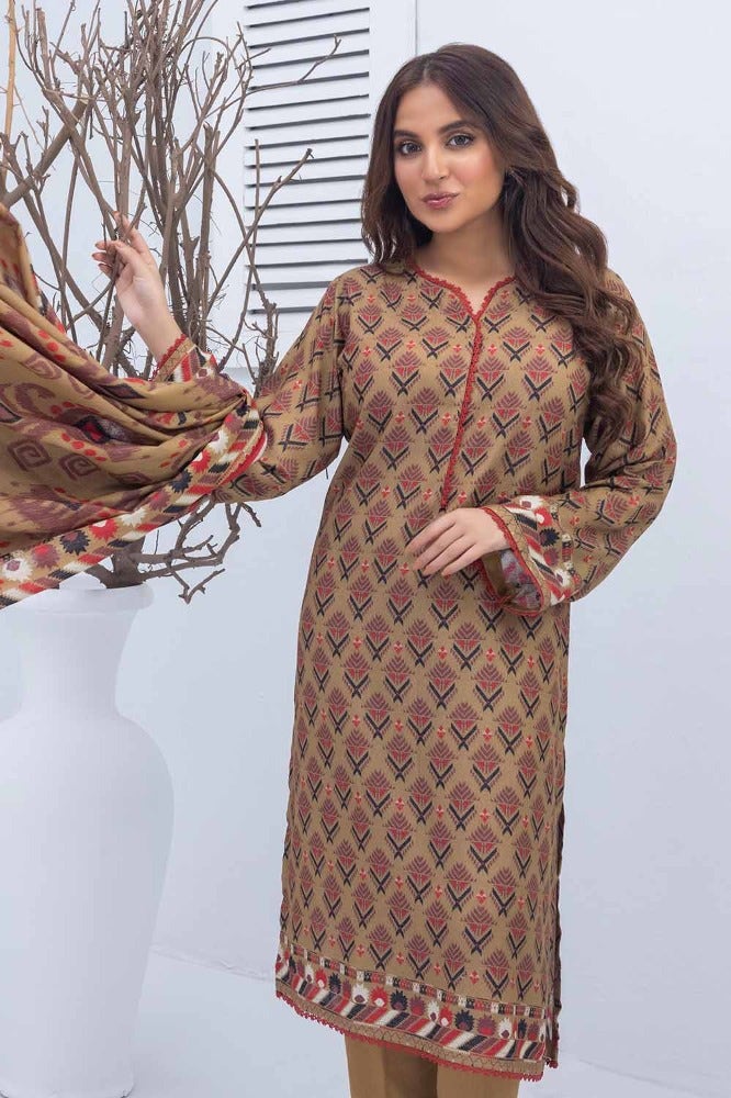 Gul Ahmed | Winter Collection 24 | Suit WNS-32176 B - Official Gul Ahmed - Agha Fabrics UK