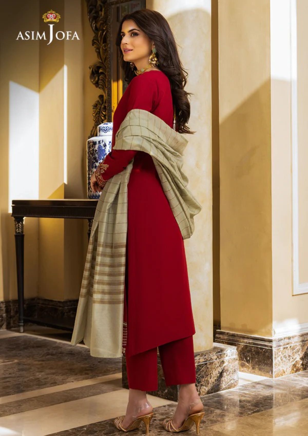 Lawn Collection - Asim Jofa - Festive - AJPE#38 - Official Asim Jofa - Agha Fabrics UK