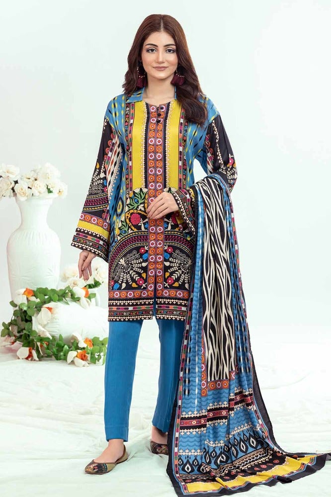 Gul Ahmed | Winter Collection 24 | Suit WNS-32210 B - Official Gul Ahmed - Agha Fabrics UK