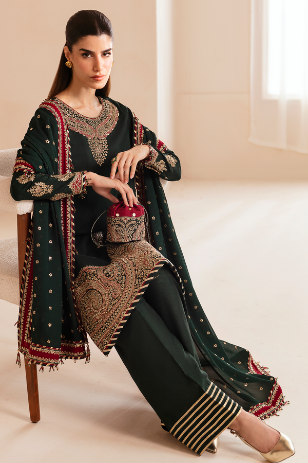 Jazmin | Formals Collection | Raw Silk UR-7036 - Official Jazmin - Agha Fabrics UK
