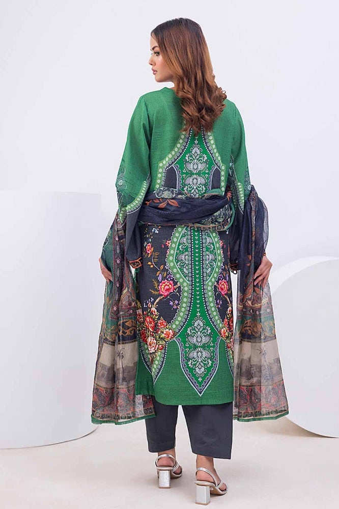 Gul Ahmed | Winter Collection 24 | Net Dupatta WRF-32011 - Official Gul Ahmed - Agha Fabrics UK