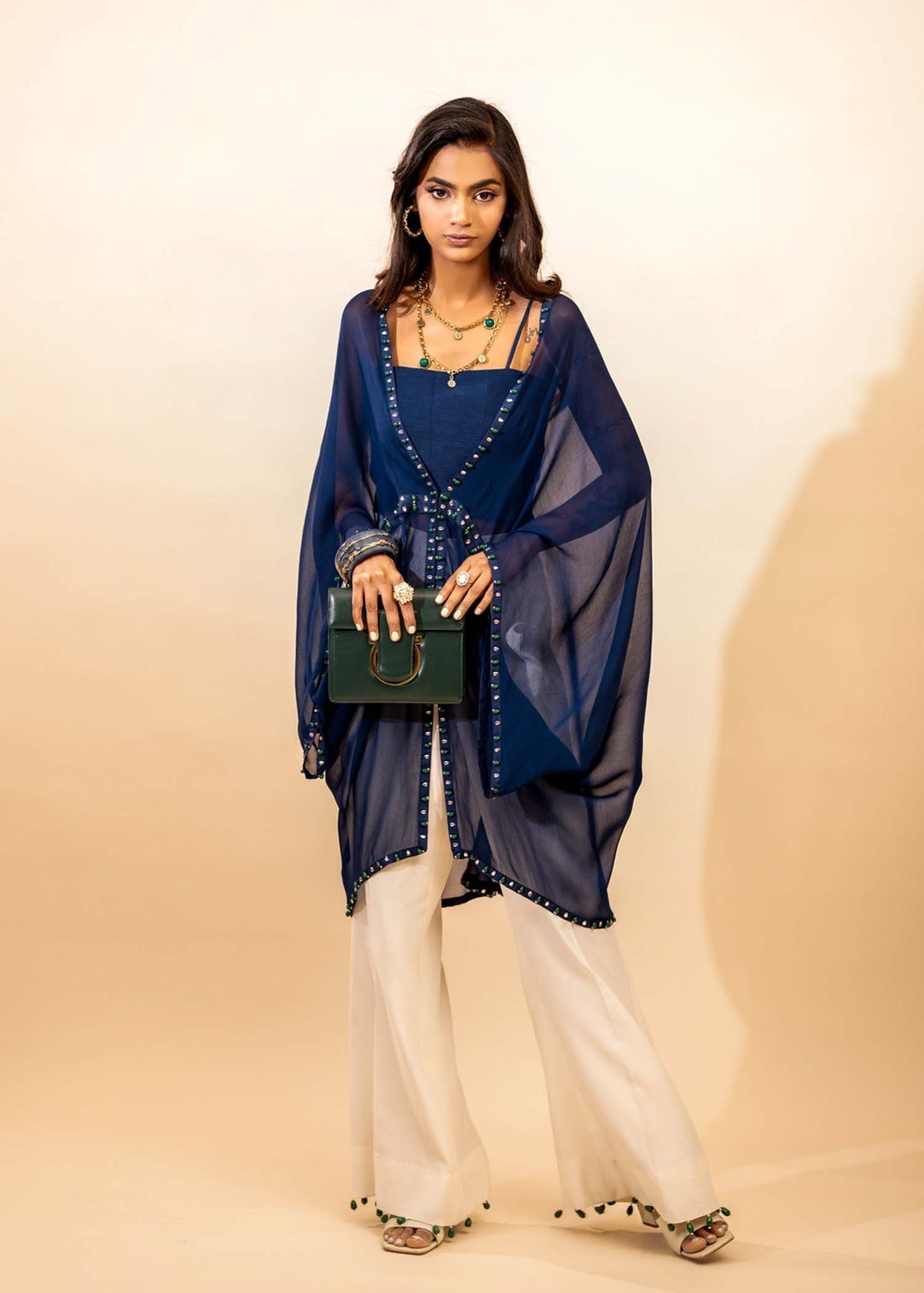 Mahgul | Emerald Hill Formals | Blue River - Official Mahgul - Agha Fabrics UK