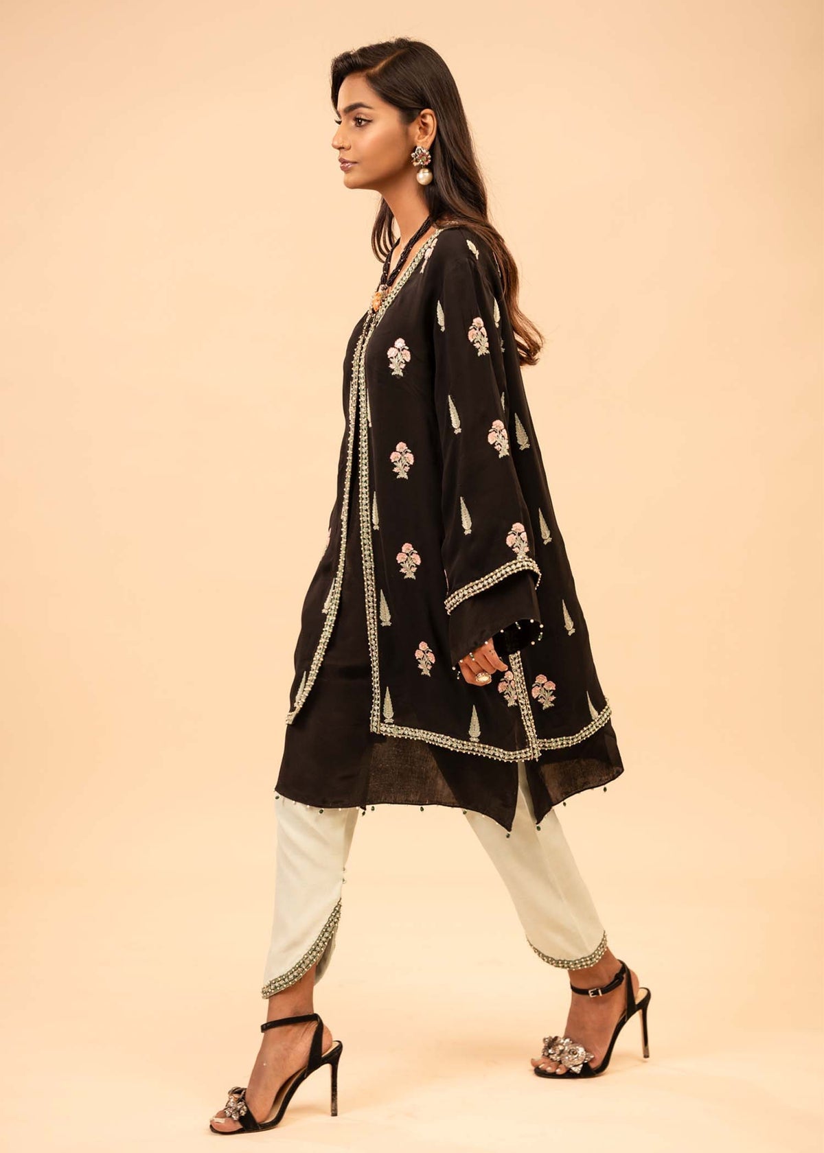 Mahgul | Emerald Hill Formals | Midnight Garden - Official Mahgul - Agha Fabrics UK