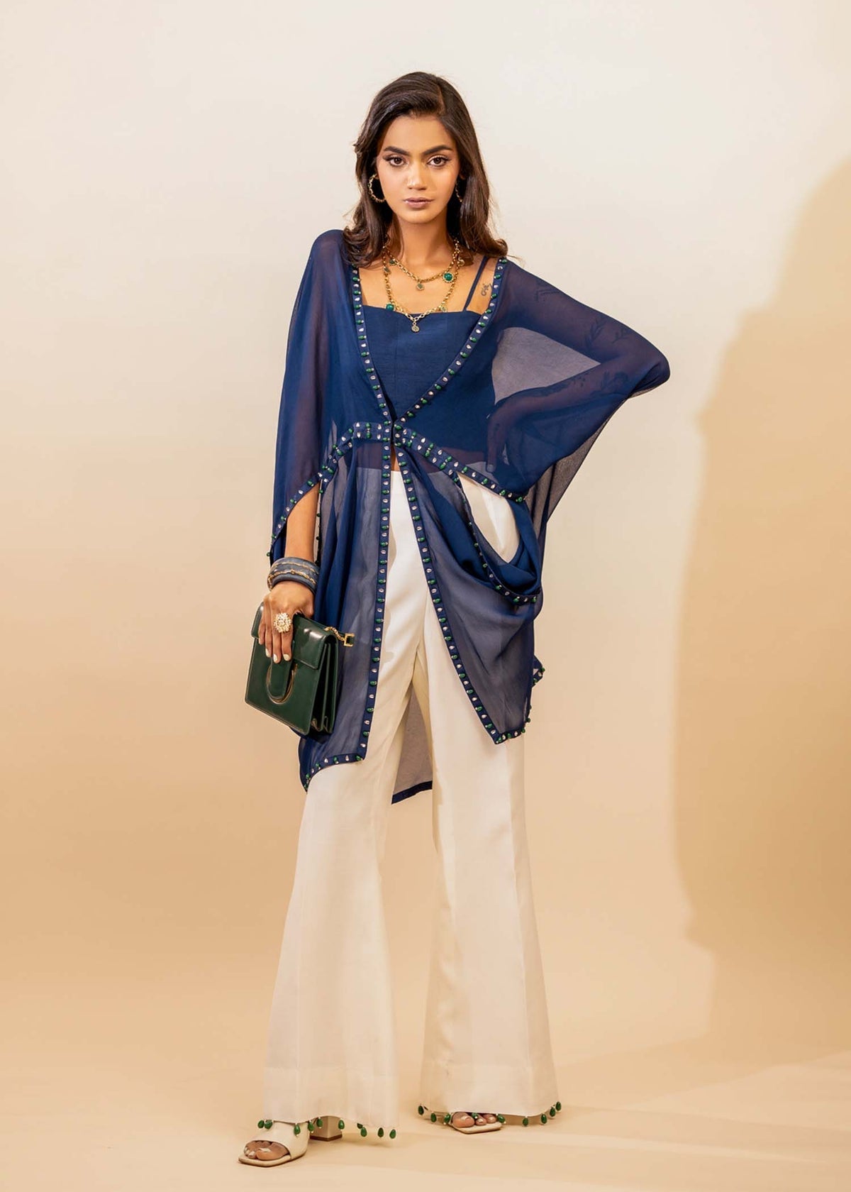 Mahgul | Emerald Hill Formals | Blue River - Official Mahgul - Agha Fabrics UK