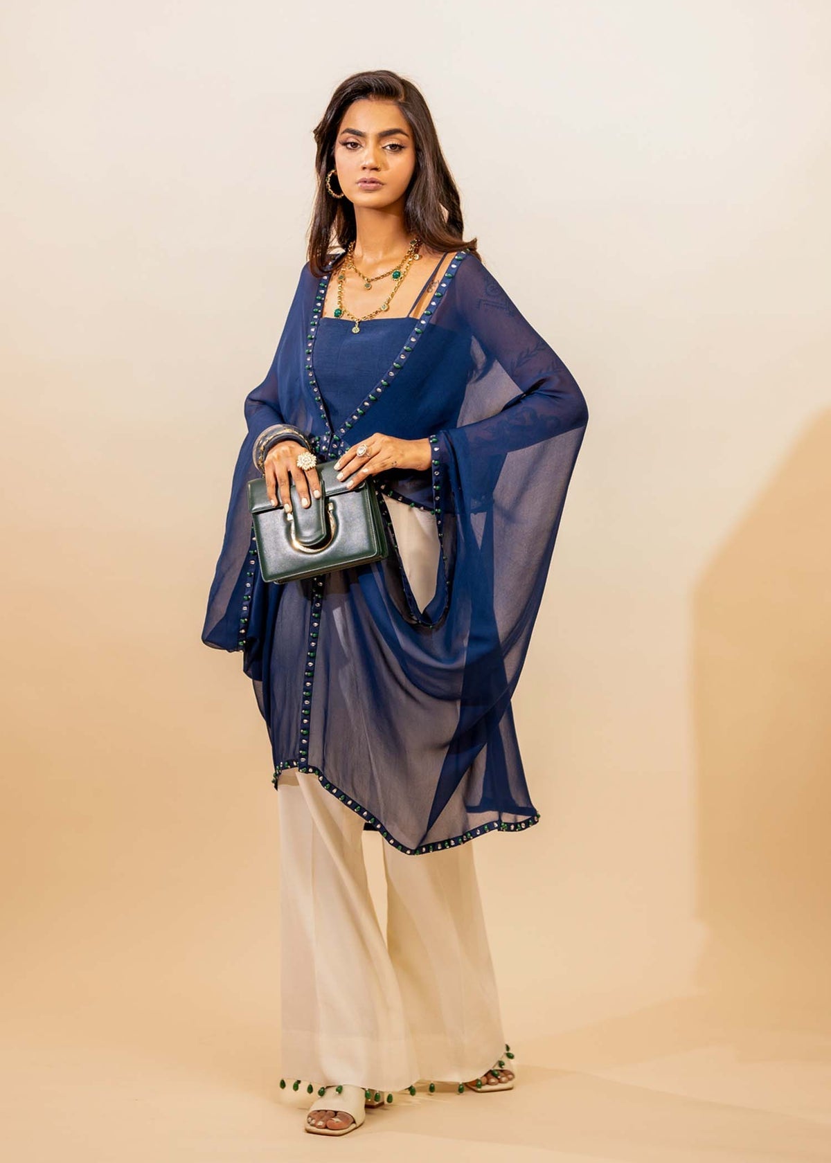 Mahgul | Emerald Hill Formals | Blue River - Official Mahgul - Agha Fabrics UK