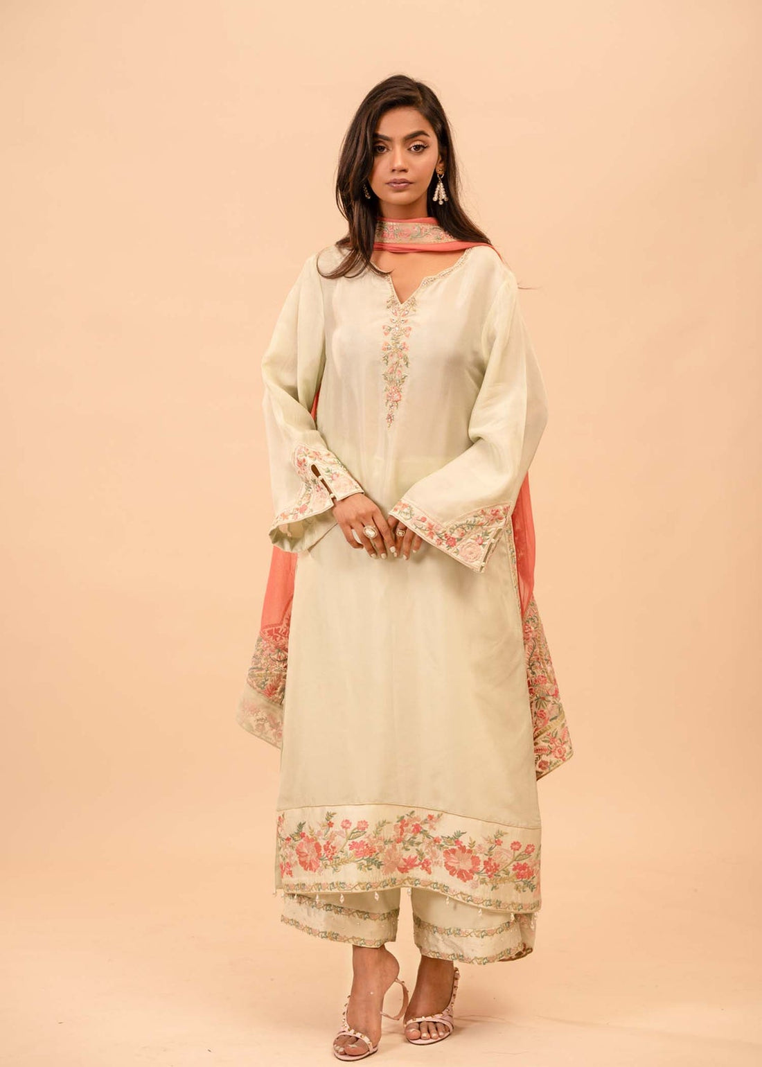 Mahgul | Emerald Hill Formals | Mint Stream - Official Mahgul - Agha Fabrics UK
