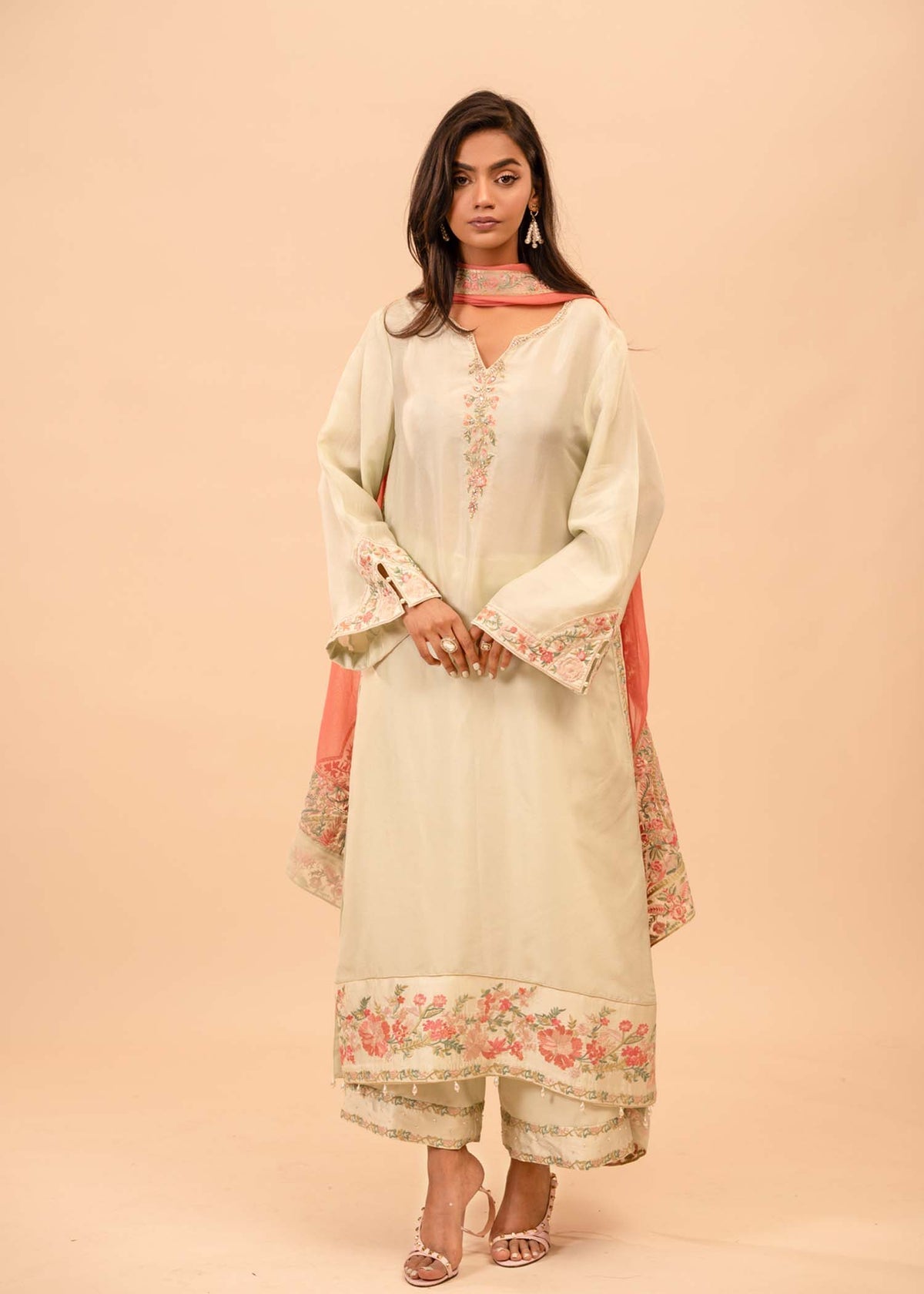 Mahgul | Emerald Hill Formals | Mint Stream - Official Mahgul - Agha Fabrics UK