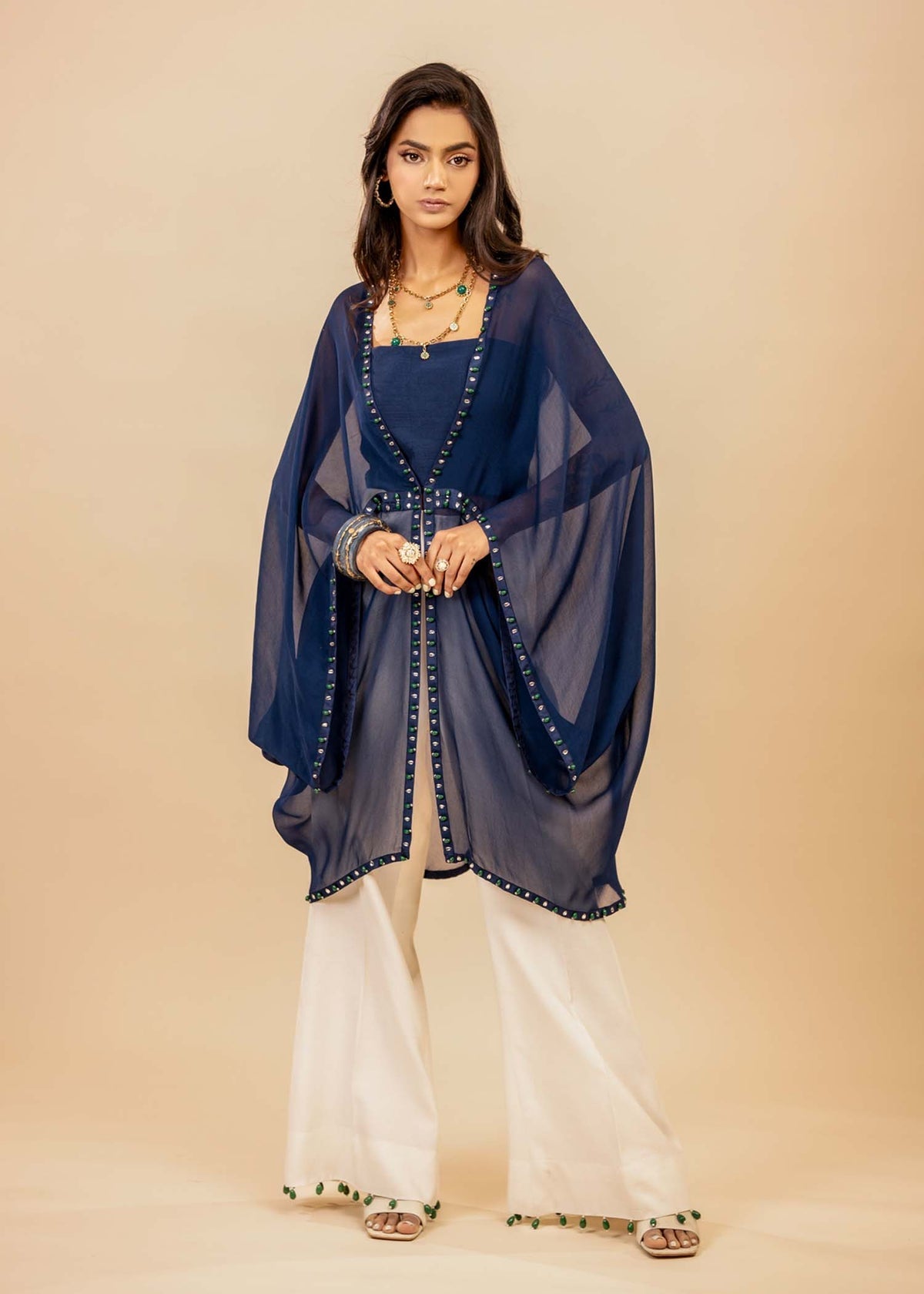 Mahgul | Emerald Hill Formals | Blue River - Official Mahgul - Agha Fabrics UK