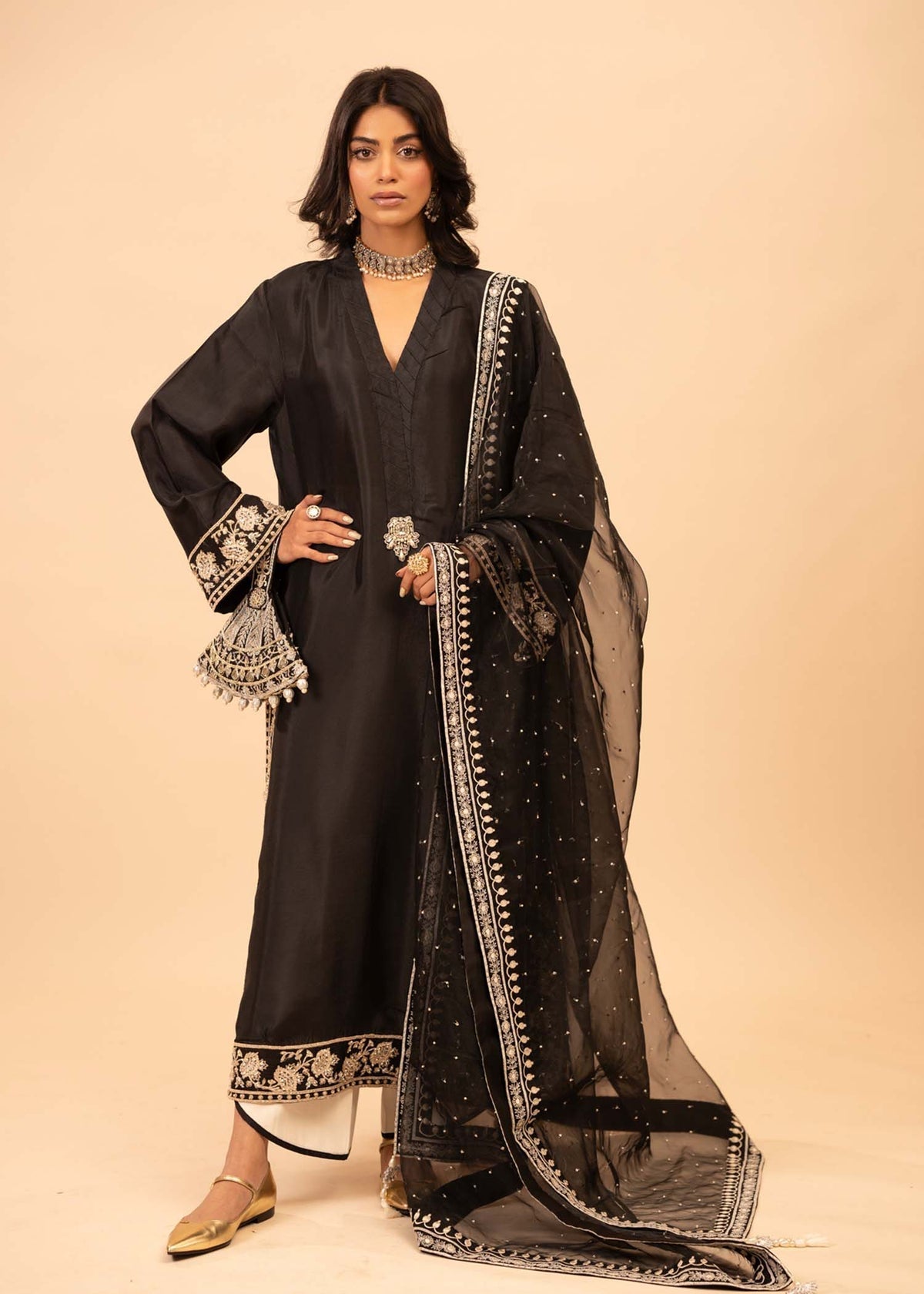 Mahgul | Emerald Hill Formals | Ebony Hill - Official Mahgul - Agha Fabrics UK
