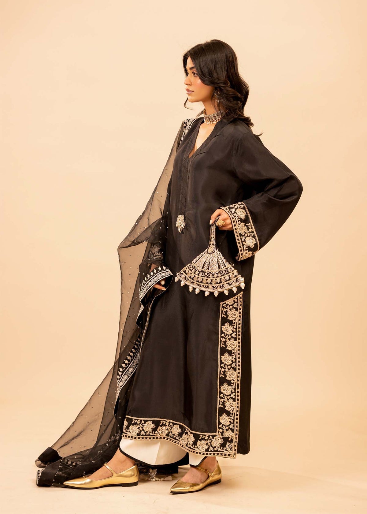 Mahgul | Emerald Hill Formals | Ebony Hill - Official Mahgul - Agha Fabrics UK