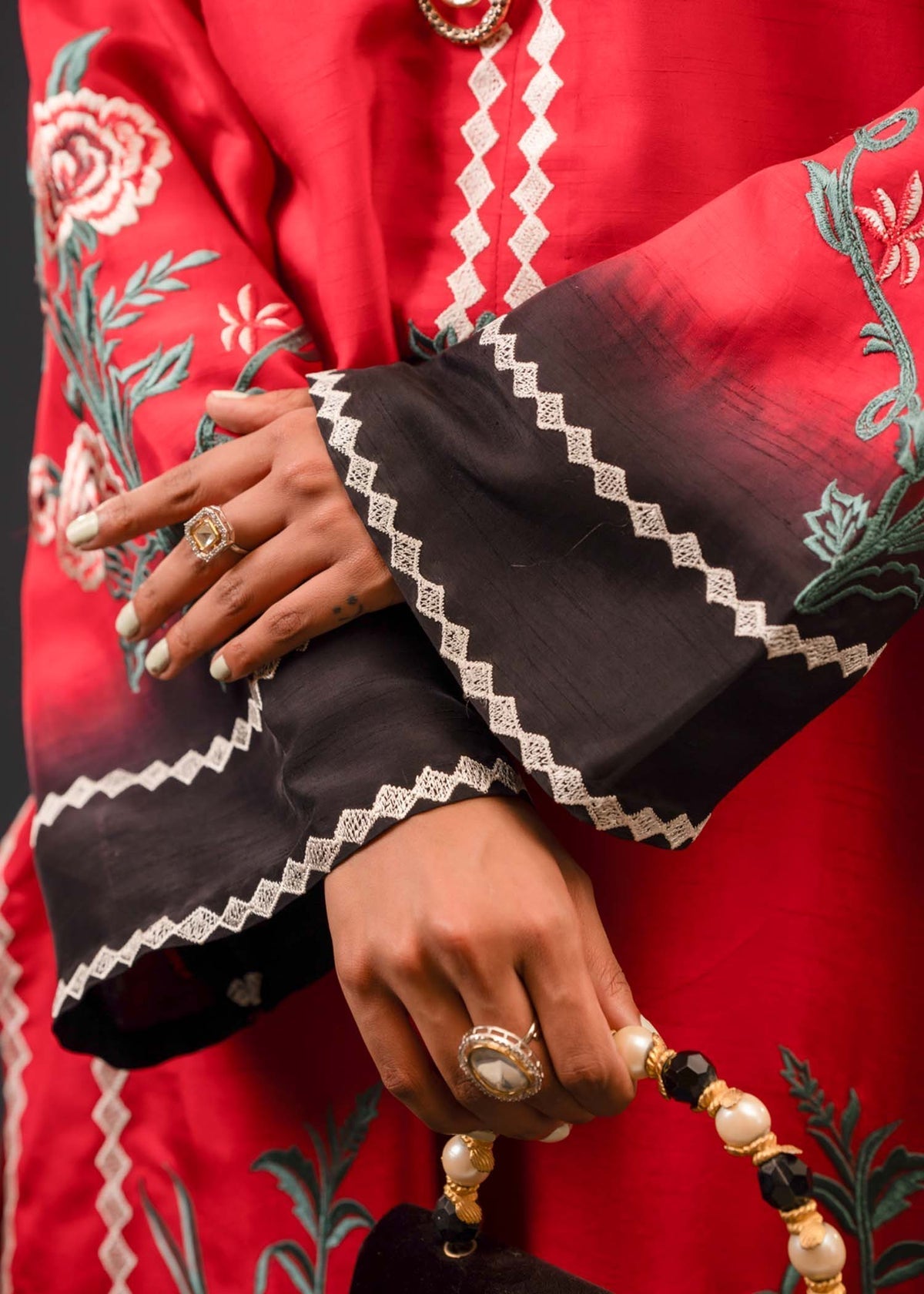 Mahgul | Emerald Hill Formals | Crimson Hill - Official Mahgul - Agha Fabrics UK