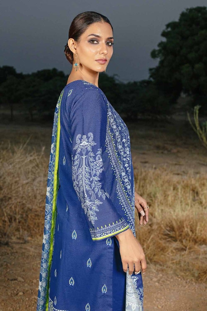 Gul Ahmed | Winter Collection 24 | Cotton Net Dupatta CD-32009 - Official Gul Ahmed - Agha Fabrics UK