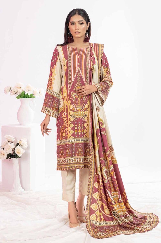 Gul Ahmed | Winter Collection 24 | Suit WNS-32295 B - Official Gul Ahmed - Agha Fabrics UK