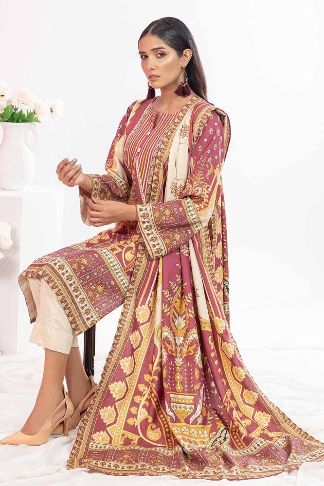 Gul Ahmed | Winter Collection 24 | Suit WNS-32295 B - Official Gul Ahmed - Agha Fabrics UK