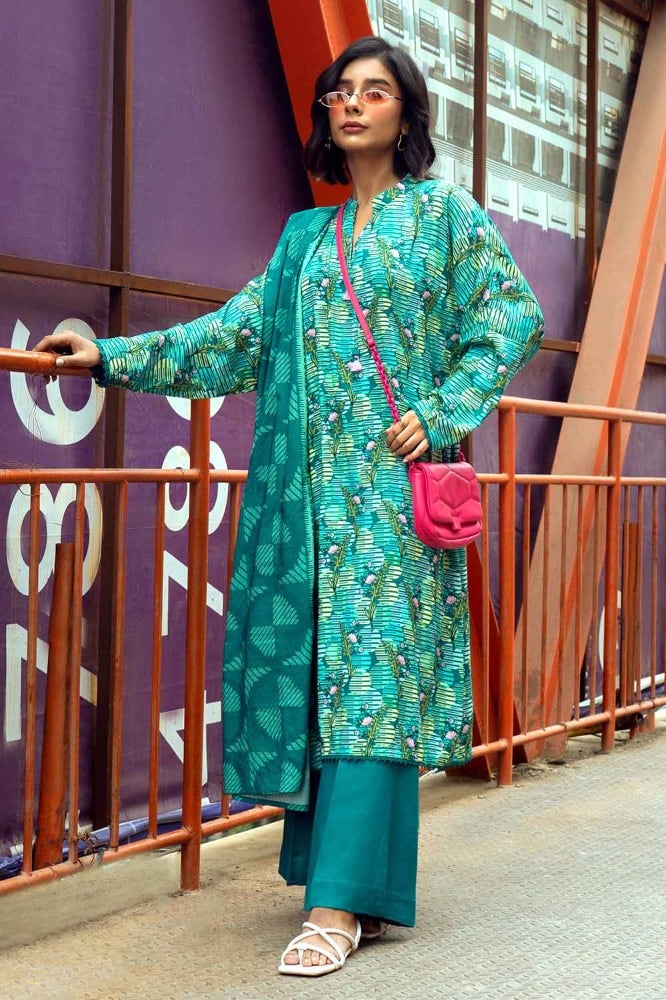 Gul Ahmed | Winter Collection 24 | Suit LT-32009 A - Official Gul Ahmed - Agha Fabrics UK