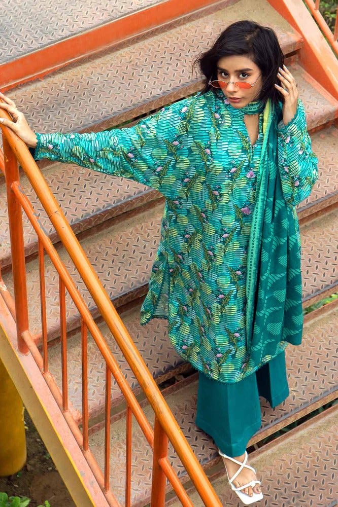 Gul Ahmed | Winter Collection 24 | Suit LT-32009 A - Official Gul Ahmed - Agha Fabrics UK