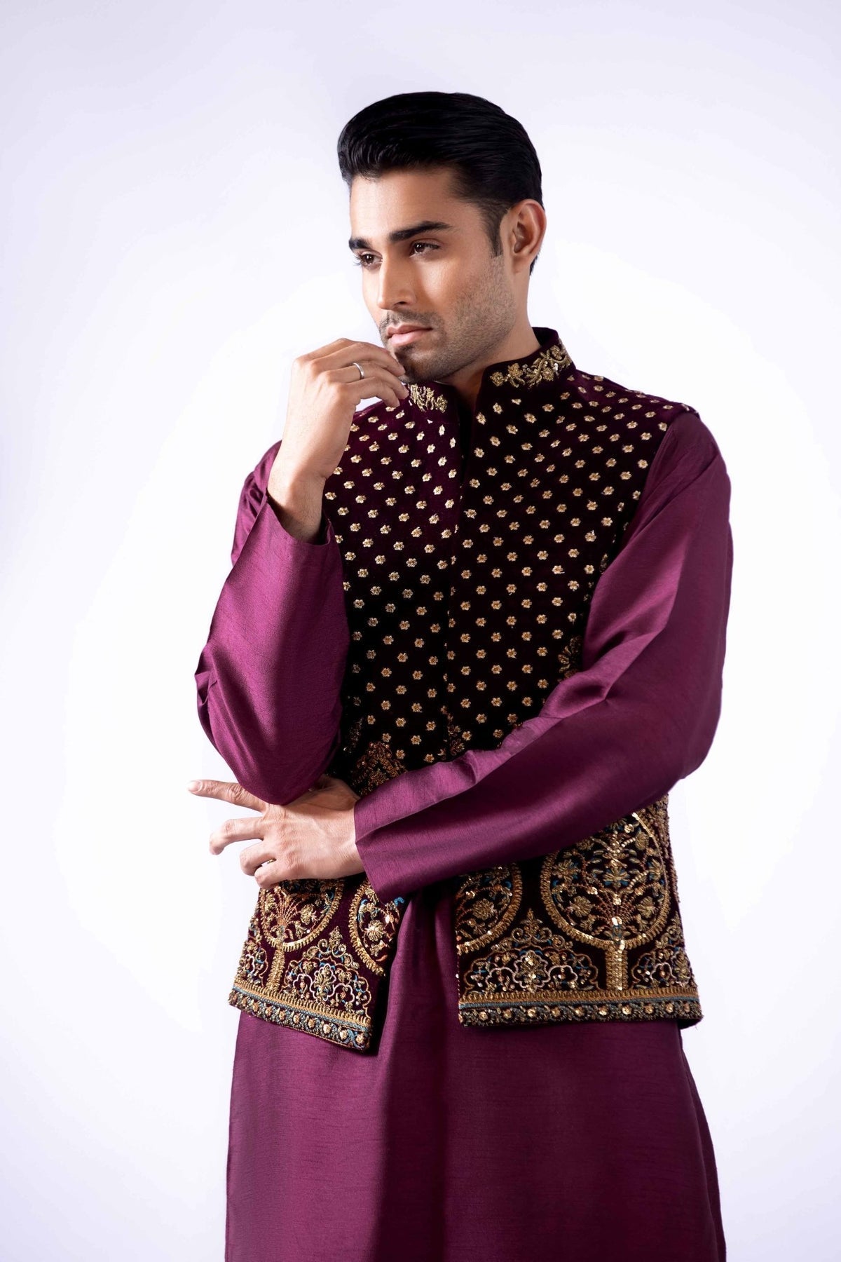 Pakistani Menswear | Fahad Hussayn | BHAMBHAL